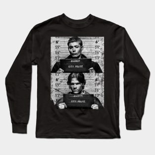 JOIN THE HUNT - SPN | Sam & Dean Wanted Long Sleeve T-Shirt
